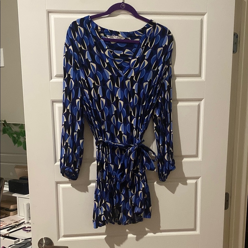 Zara Multicolor Abstract Dress